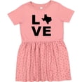 thumbnail image 3 of Inktastic Love Texas Girls Toddler Dress, 3 of 5