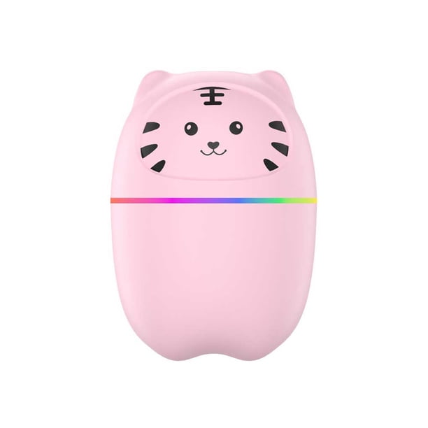 Wosthever Humidificador de aire, difusor de aceites esenciales, rociador de niebla con purificador de luz nocturna, suministros para el hogar y el Humidificadores Rosa Wosthever HA079852-03B