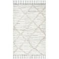 thumbnail image 7 of SAFAVIEH Kenya Branislav Abstract Geometric Wool Area Rug, Ivory/Grey, 5' x 8', 7 of 7