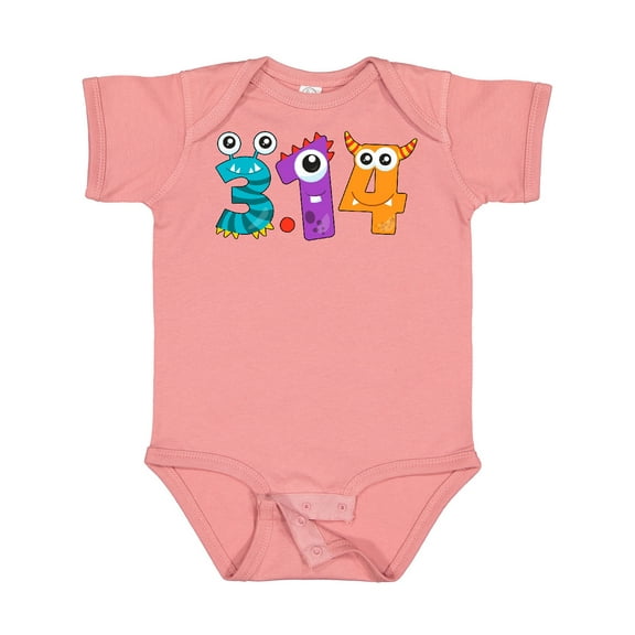 Inktastic Monsters Like Pi Pi Day Numbers Boys or Girls Baby Bodysuit