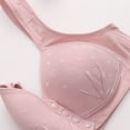 thumbnail image 7 of Fsgntruao Front Closure Bras for Women Plus Size Front Button Bras Full Coverage No Underwire Wireless Push Up Bra Comfort Sleeping Bra Everyday Bras, 7 of 7