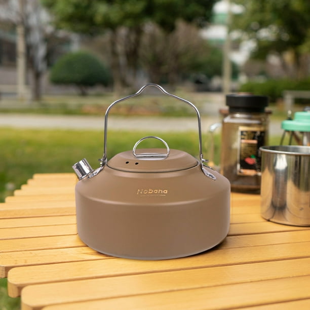 Fakrich Camping Pot, 1L Stainless Steel Portable Camping Kettle With Foldable Handle Mini Backpacking Camping Cookware For Camping Picnic Hiking