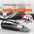 thumbnail image 6 of Tuphregyow Portable Car Vacuum Cleaner with Tire Inflator, 12V Auto Shut Off Compressor, LED Light - Versatile 4-in-1 Cleaning Tool for Cars Black, 6 of 8