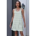 thumbnail image 3 of Vestido de verano ETCYY NEW sin mangas con estampado de rayas y bolsillo, 3 of 4