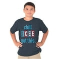 thumbnail image 3 of Official Icee Logo Chill I Got This Crewneck T Shirts Boy Girl Teen Brisco Brands L, 3 of 6