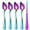 Colorful, variant on Duslogis Grapefruit Spoons Serrated Edge Grapefruit Knife Stainless Steel Grapefruit Utensil Tool Dessert Spoons for Citrus Lemon Kiwi Salads Melon Lime Pitaya Apple Fruit Puree (Silver)