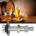 thumbnail image 3 of LYUMO Robinet de Bière Raccords, Accessoires de Robinet de Bière, Tuyau Fileté en Acier Inoxydable avec Raccord Rapide Robinet de Baril de Bière Tuyau de Raccordement, 3 of 8