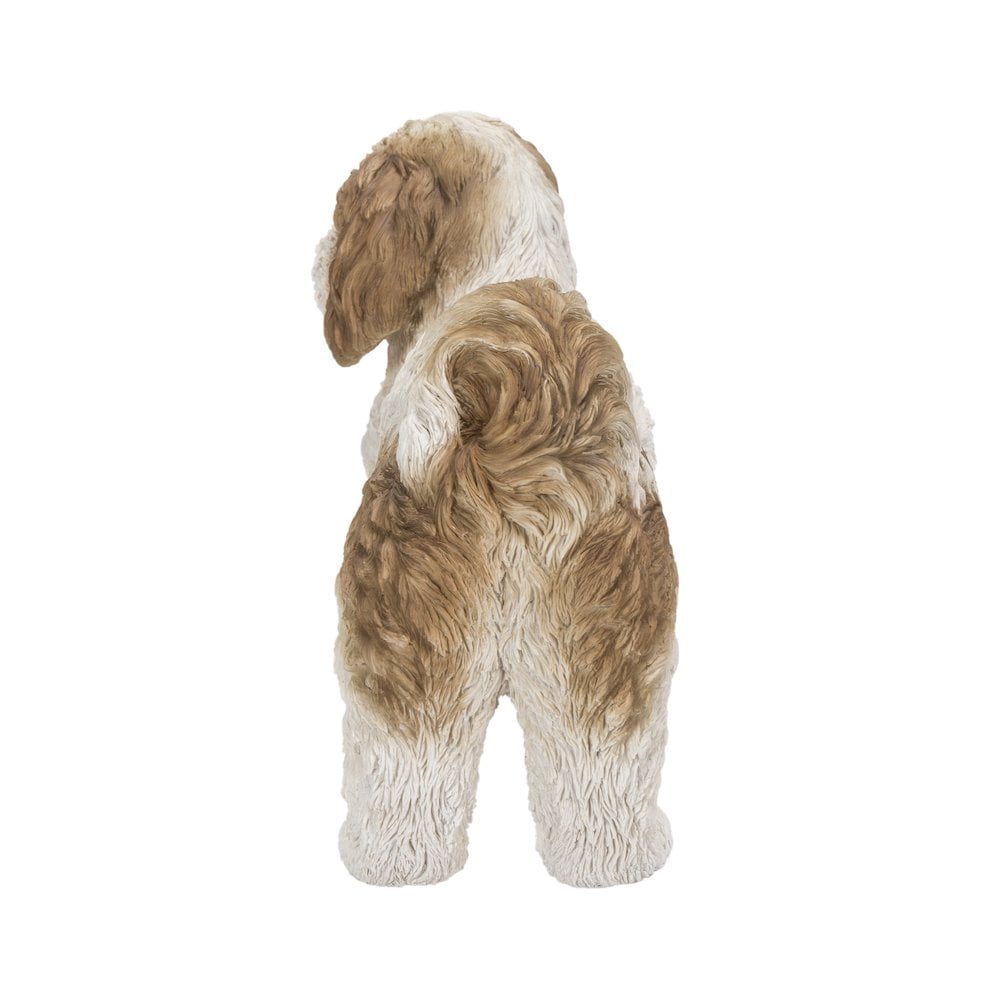 Hi-Line Gift Brown & White Standing Shih TZU