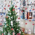 thumbnail image 7 of 6pcs Hanging Stars Decorations, 27inch Star Hanging Decorations Party Supplies Shiny Twinkle Streamers for Wedding Birthday Party Graduation Ceiling, Red Blue Silver, 7 of 7