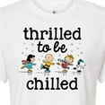 thumbnail image 3 of Peanuts - Thrilled To Be Chilled - Juniors Cropped Cotton Blend T-Shirt, 3 of 6