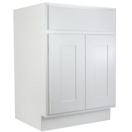 Cabinet Mania Shaker Single 27 Bathroom Vanity Base Walmart Com
