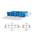 thumbnail image 6 of Open Box Intex 14.75ft x 7.3ft x 33In Rectangular Frame Above Ground Pool, 6 of 11