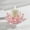 Pink, variant on Gqtwoy Crystal Flower Tealight Candle Holders, Glass Tea Light Candlestick, Elegant Centerpiece for Home Decor, Perfect for Wedding and Party Decorations, Unique Gift for Festivals