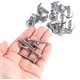 thumbnail image 3 of 210 tornillos autorroscantes, tornillos de cabeza plana de metal, tornillos de cabeza plana, tornillos autoperforantes para metal, sujetadores de chapa metálica - 4,2 mm x 13/19/25/32/38/50 mm, 3 of 5