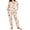 Apricot-cookie Milk, variant on Ekouaer Womens Jogger Pajama Sets Long Sleeve Sleepwear Round Neck Nightwear Soft Pjs Lounge Sets with Pockets
