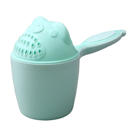 Baby Shampoo Rinsing Cup with Handle for Gentle Bath Hair Washing No More Eye Irritation Toddler Kids Bathing Accessory