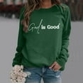 thumbnail image 4 of WENWU Womens Hoodie Jesus Hoodies Oversized Graphic Hoodies for Women Pullover Sweatshirts for Women Fall Sweatshirts for Women Trending Fashion, 4 of 5