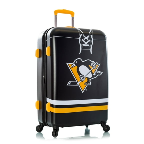 Heys America NHL Officially Licensed Wheeled Luggage Pittsburg Penguins, 26-Inch