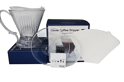 3 Colors RETURN FREE SHIPPING!!! With 100 Filters Clever Coffee Dripper 