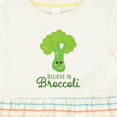 thumbnail image 4 of Inktastic Believe in Broccoli Girls Baby Dress, 4 of 5