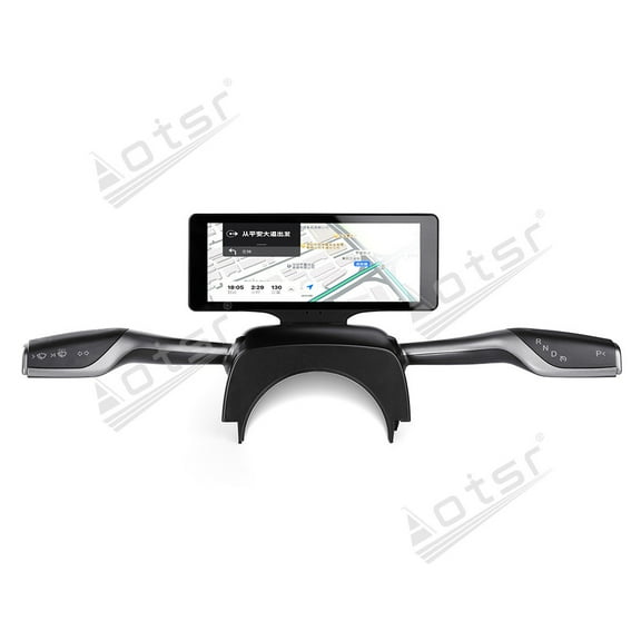 Aotsr for Tesla New Model 3 8.8 inch LCD Instrument Panel Cluster Dashboard Head Up Display(Equipped with shift paddles and wiper paddles)