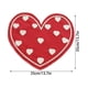 thumbnail image 3 of Decoraciones para San Valentín, adornos para San Valentín, regalos para San Valentín, manteles individuales y posavasos bordados con corazones para San Valentín, mantel individual de poliéster., 3 of 6