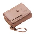 thumbnail image 1 of Minnieouse Exquisito monedero para mujer de cuero PU de gran capacidad, cartera para mujer, cartera de Pu Bolsas de mensajero y de hombro caqui, 1 of 6