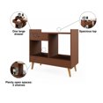 thumbnail image 4 of Boahaus Evershot Bar Cabinet with Drawer, 2 Shelves & Solid Wood Legs, Brown, 4 of 10