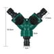 thumbnail image 5 of Bewildely Conector en forma de Y para tubería de agua de jardín, adaptador de riego de tubo ABS, accesorio de riego para reparación de césped Jardín y Patio Verde 1 Stk Bewildely  HA0844-00, 5 of 6