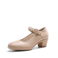 thumbnail image 1 of Zapatos Mary Jane DREAM PAIRS Tacones Bajos y Gruesos Nude Talla 11, 1 of 8
