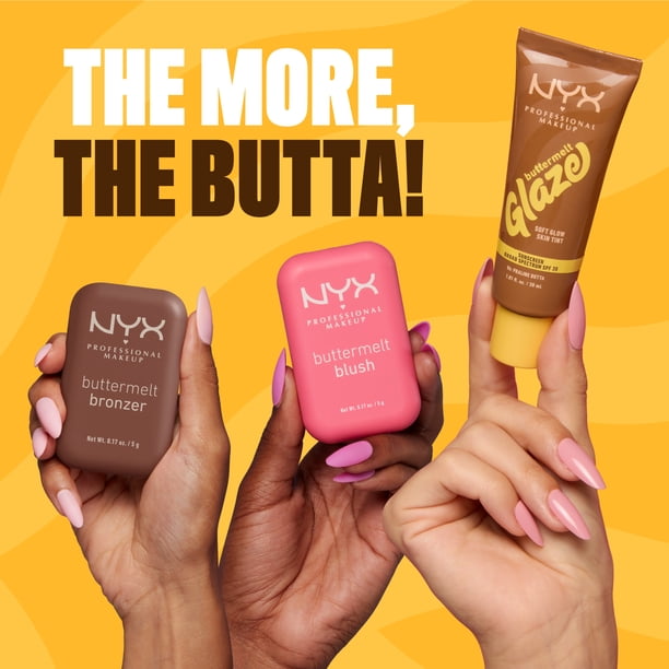 NYX Professional Makeup Buttermelt Glaze Tinted Moisturizer, SPF
