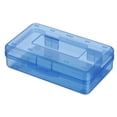 thumbnail image 1 of Pencil Box, Fashionable Clear Simple Snap Lid Pencil Case Portable  For Classroom, 1 of 8