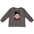 thumbnail image 3 of Inktastic Proud Firefighter Granddaughter Girls Long Sleeve Toddler T-Shirt, 3 of 5