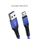 thumbnail image 5 of Cable de teléfono USB de nailon Reemplazo de Carga rápida Methold Micro USB Azul 2 m Type3 NO3, 5 of 6
