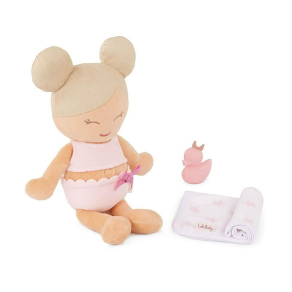 LullaBaby Bath Doll – Blonde Hair & Fair Skin Tone, LullaBaby Bath Doll Water-Safe Baby Doll