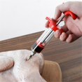 thumbnail image 4 of Meat Injector Syringe - 3 Marinade Injector Needles for BBQ Grill, Turkey Injector Kit, Marinades I, 4 of 5