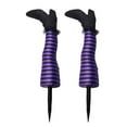 thumbnail image 2 of 2 Pcs Upside Down Wicked Witch Legs with Stakes Decoration, Yard Witch Legs Decorations Halloween Decoration, Halloween Outdoor, Lawn, Yard and Patio Decor, 2 of 3