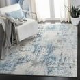 thumbnail image 3 of SAFAVIEH Tulum Kelsang Abstract Area Rug, 5'3" x 7'6", Ivory/Blue, 3 of 8