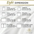 thumbnail image 7 of 100% Microfiber Double Brushed Sheet Set - Extra-Soft, Breathable & Wrinkle-Free - 15" Deep Pockets, 54" x 80" - Ideal for Extra Long Full Beds - 4PC Set (Full XL, Light Grey), 7 of 7
