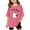 Hot Pink, variant on Kid Girls First Day of School Shirt Cartoon Da Zhan Hong Tu Graphic School First/Second/Third Grade Tshirt Back to School Tees Tops 3-14Y