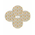 thumbnail image 7 of 13 Inch Round Placemats Set of 4, Spring Daisy Non Slip Heat Insulation PP Table Mats, Country Vintage Yellow White Floral Leaf Washable Place Mats for Kitchen Dining Party Table Decor, 7 of 7