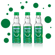 SodaStream bubly Drops Lime Flavored Sparkling Water Drink Mix, 3 Pack, 120 ml