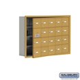 thumbnail image 1 of SalsburyIndustries 19145-20GRK Cell Phone Storage Locker With Front Access Panel - 4 Door High Unit, Gold, 1 of 1
