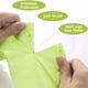 thumbnail image 2 of Bolsas de basura orgánicas, 100 unidades de bolsas de basura resistentes al desgarro, bolsas de basura para alimentos de cocina, bolsas compostables y biodegradables, 2 of 5