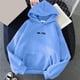 thumbnail image 2 of Gibobby Divertidas Sudaderas para Adolescentes Sudadera con capucha de otoño e invierno con estampado de sueltas informales para mujer con sudadera con capucha de lana suelta （Aqua， XL), 2 of 3