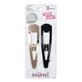 thumbnail image 2 of (4 pack) Scunci Metal Textured Snap Clip - 2 ct, 2 of 3