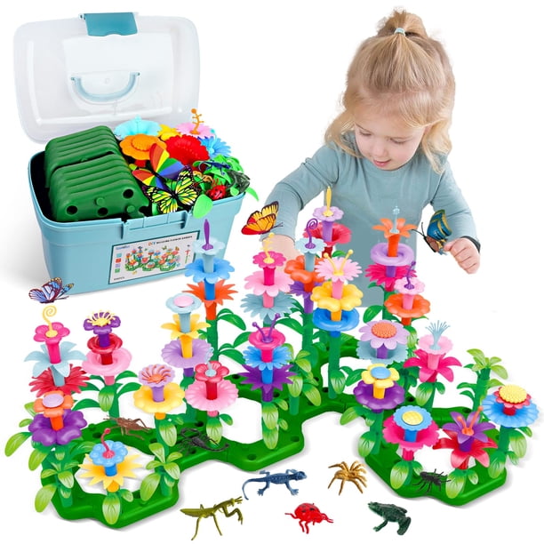 Set de construcción Toy Garden Leetous para niños de 2 a 6 años
