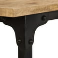 thumbnail image 5 of vidaXL Desk with Folding Stool Solid Mango Wood 115x50x76 cm, 5 of 5