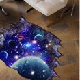 thumbnail image 3 of Billuyoard Póster de pared rota 3D, pegatina de planeta cielo estrellado, autoadhesiva para dormitorio, sala de estar, calcomanía para pared de Decoración del hogar, 3 of 6