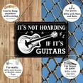 thumbnail image 3 of It's Not Hoarding If It's Guitars Metal Tin Sign Retro Vintage Wall Art Home Bedroom Wall Decor Guitarist Music Lover Poster 8x12 Inch, 3 of 10